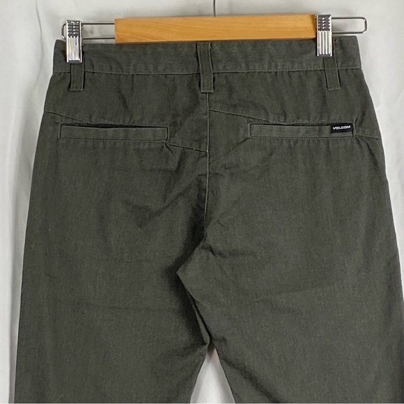 Volcom Youth Big Boy’s Chino VMONTYS Charcoal Heather Gray Size 27 - Picture 5 of 16
